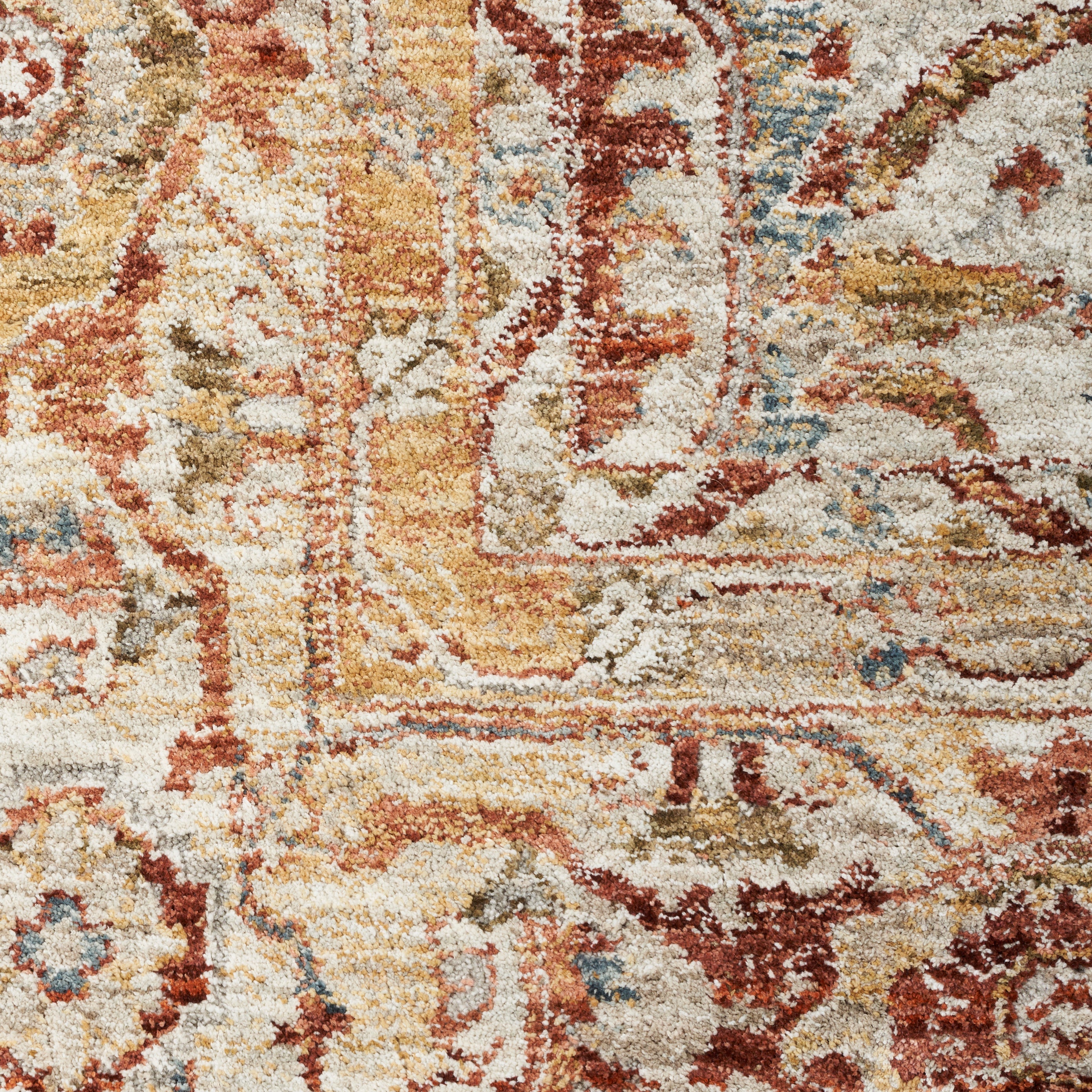 Nourison Sahar SHR02 Rust Orange Large Rectangle Rug